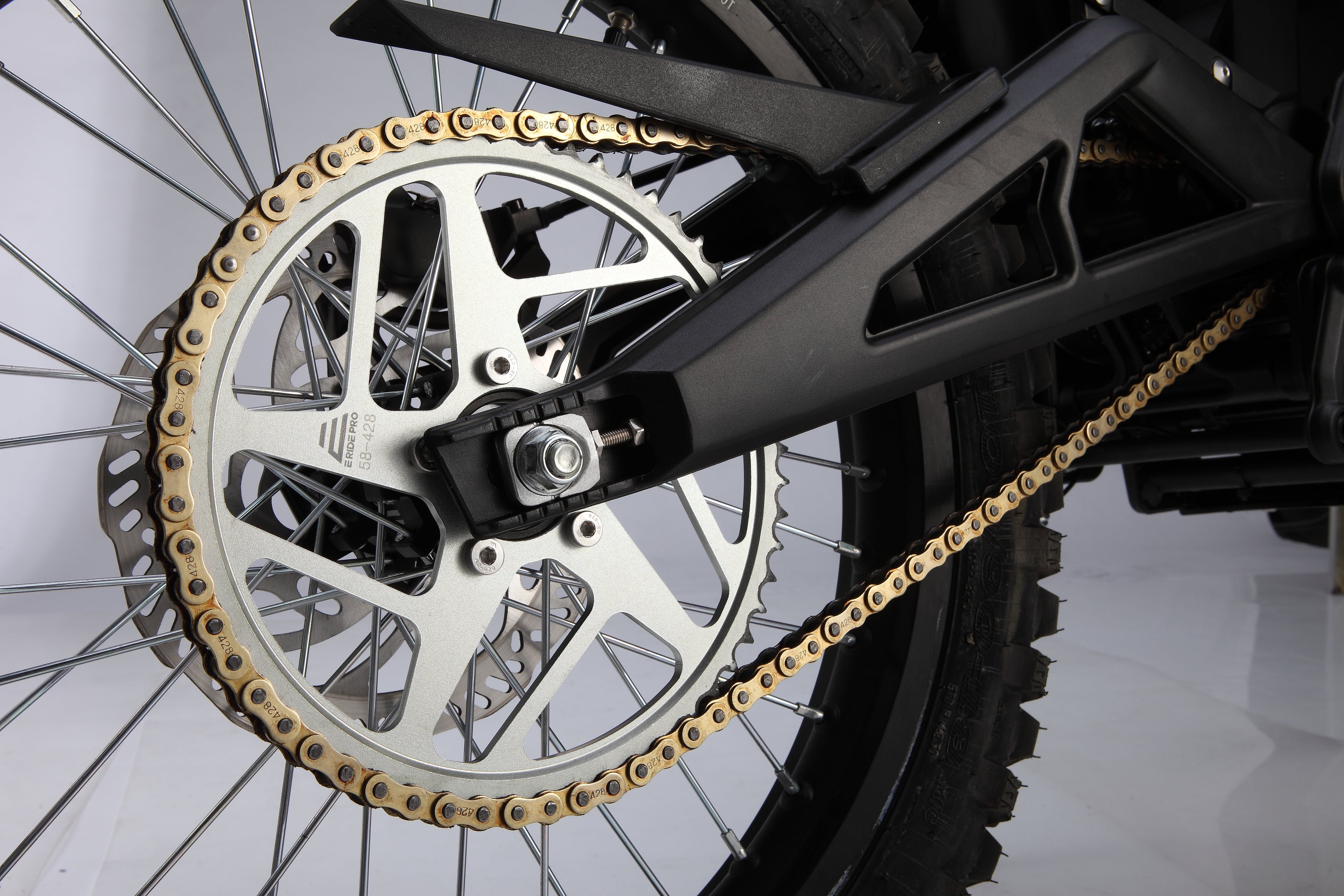 De ketting van een E Ride Pro SS 3.0